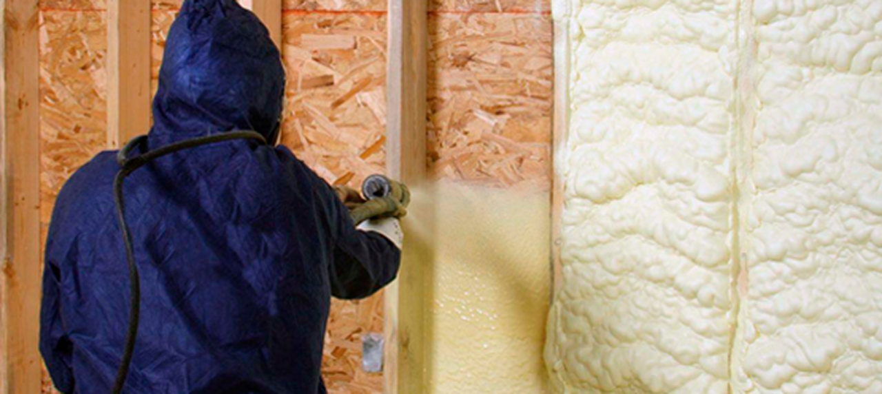 Утепление стен заливкой пенополиуретаном ППУ