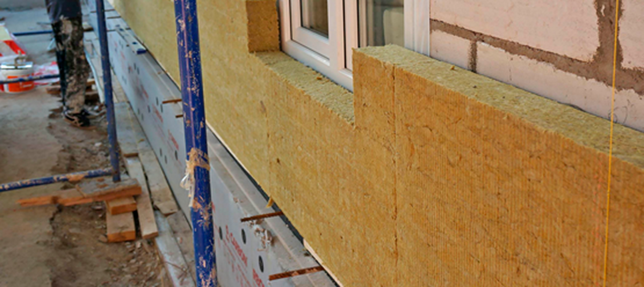 Утепление стен снаружи минеральной ватой