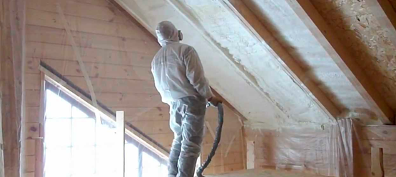 утепление стен дома пенополиуретаном